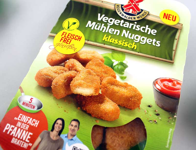 vegetarische-Mühlen-Nuggets