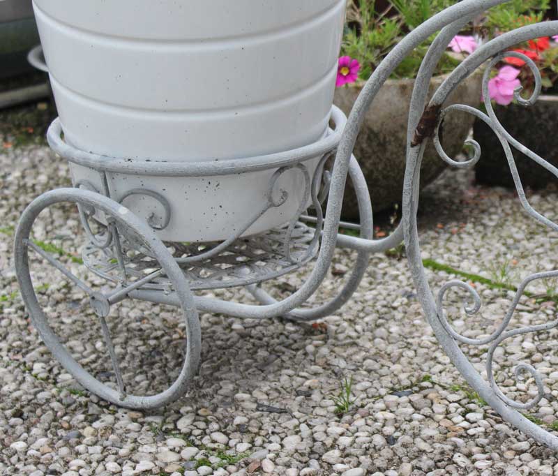 Pflanzfahrrad-Detail