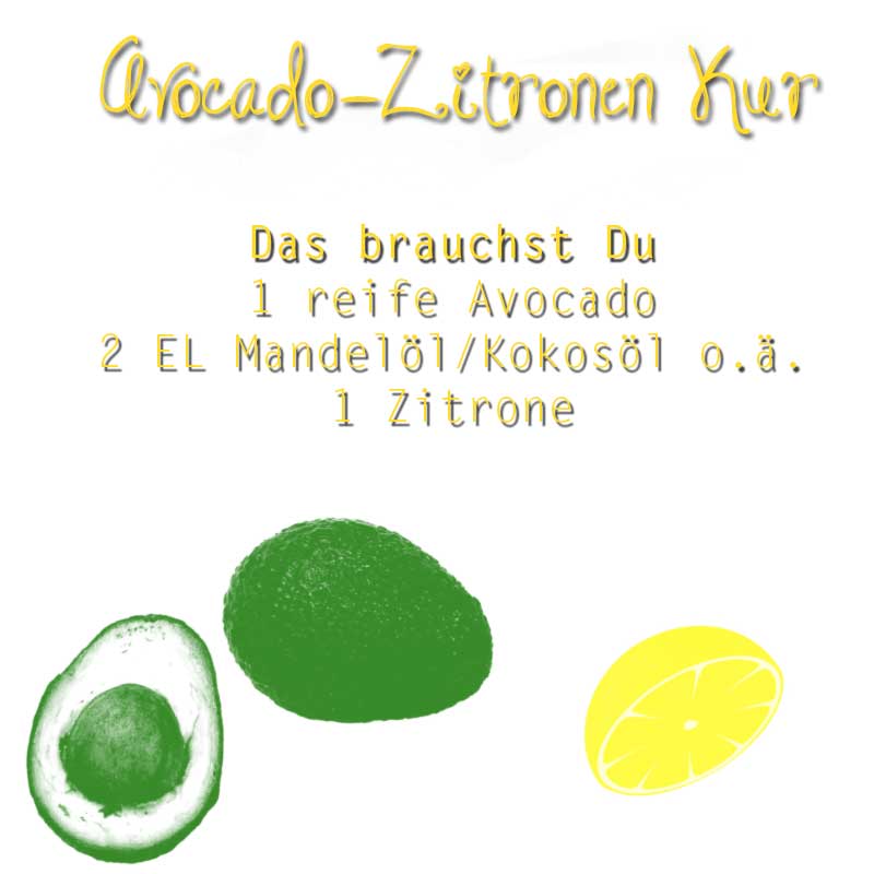 Avocado-Zitronen-Kur