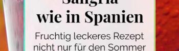 Sangria wie in Spanien Rezept