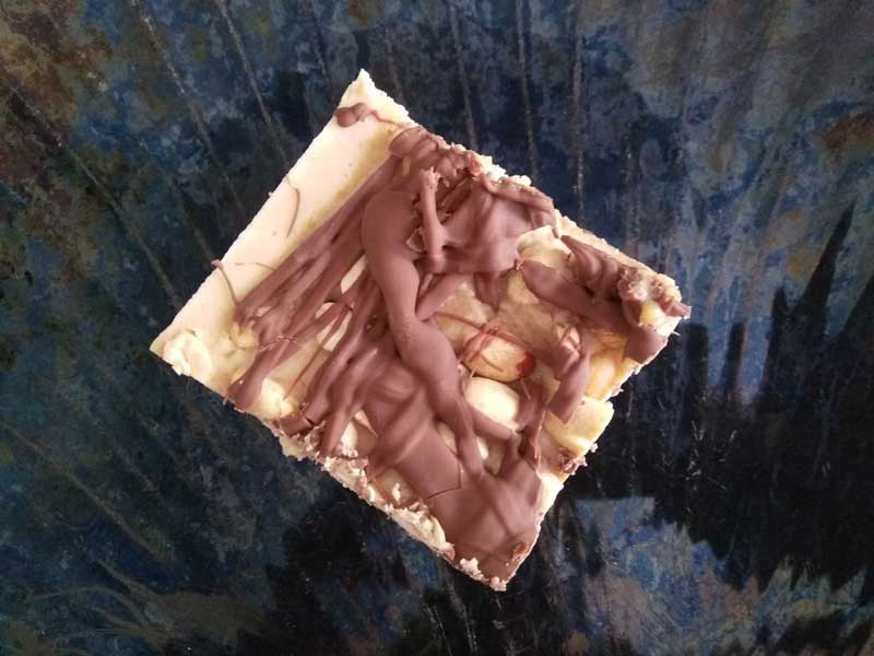 Veganer Snickers Käsekuchen nobake veganer Foodporn DieCheckerin.de veganes Rezept