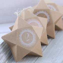 Ausgefallener DIY Adventskalender zum Befüllen aus Sternschachteln DieCheckerin