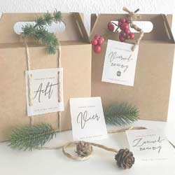 Adventskalender Zahlen Schildchen Minimalistisch für DIY Adventskalender zum Befüllen DieCheckerin