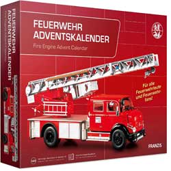 Feuerwehr Adventskalender Modellbau Metall Modellbausatz des Mercedes-Benz