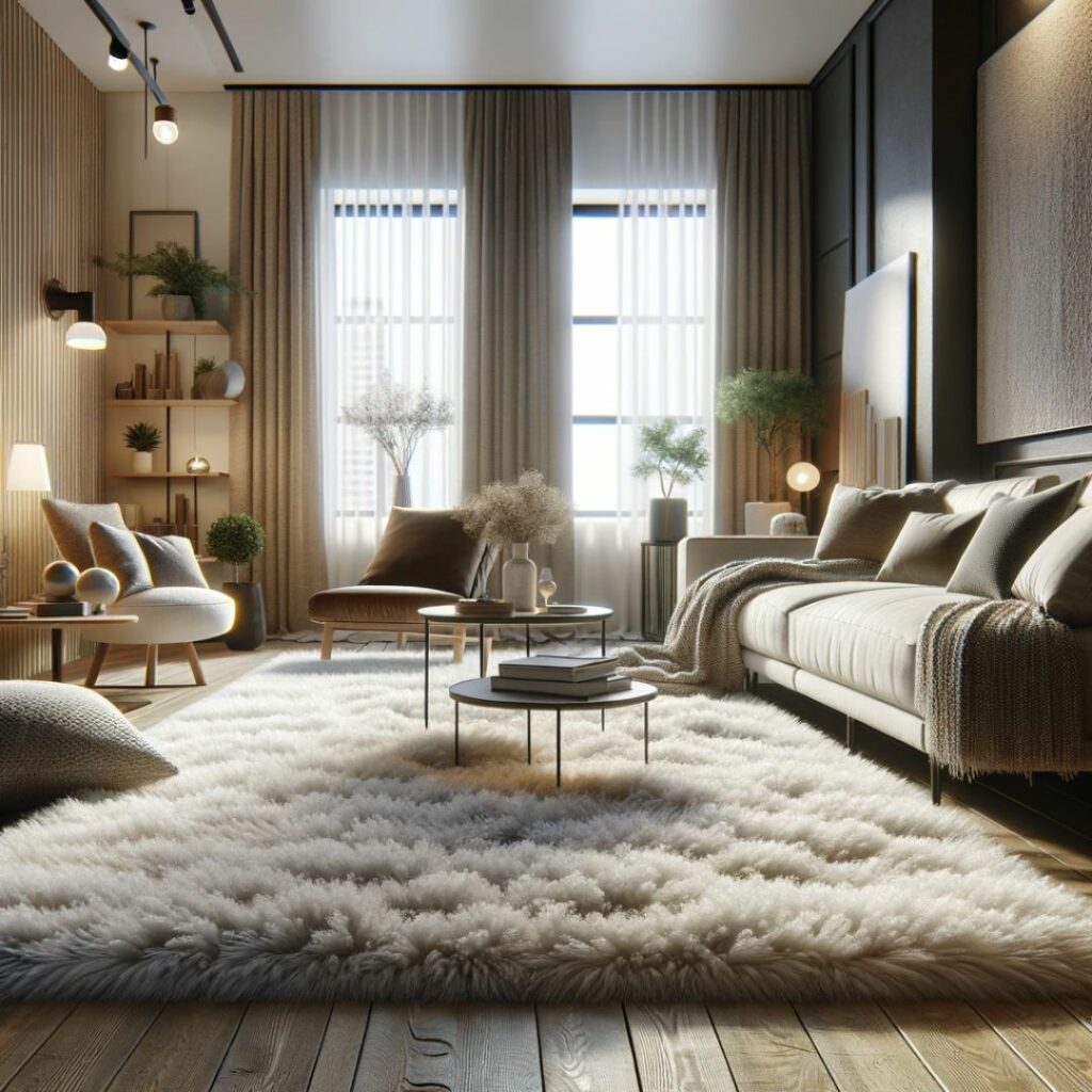 Hochflor Wohnzimmer Teppich für deine Wohnung